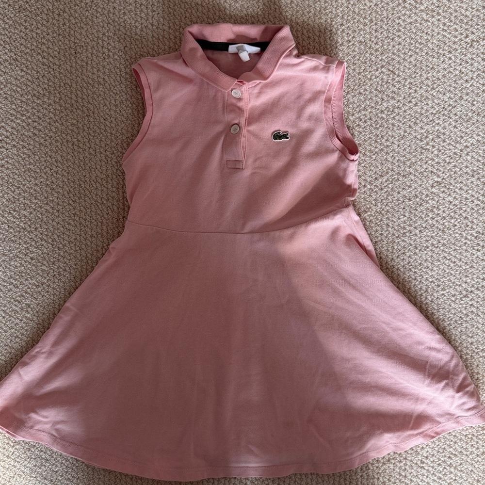 Lacoste Pink Polo Dress